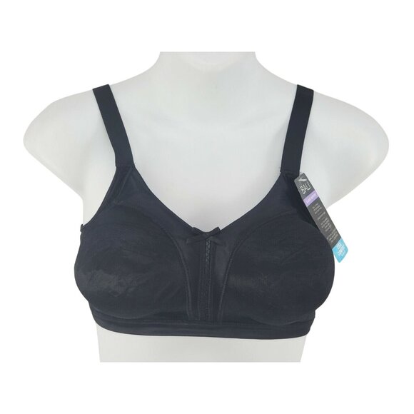 Bali Bra Size 34DD Black Classic Support Back Smoothing Cool Comfort - Picture 1 of 6